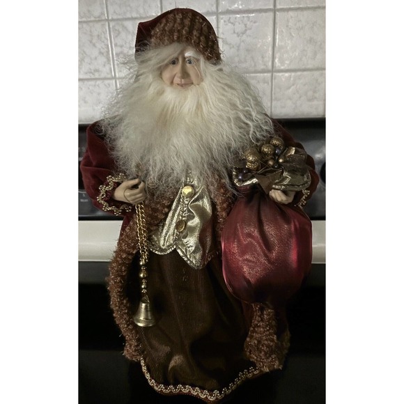 unbranded Other - Santa Tree Topper Vintage 16 Inches Tall